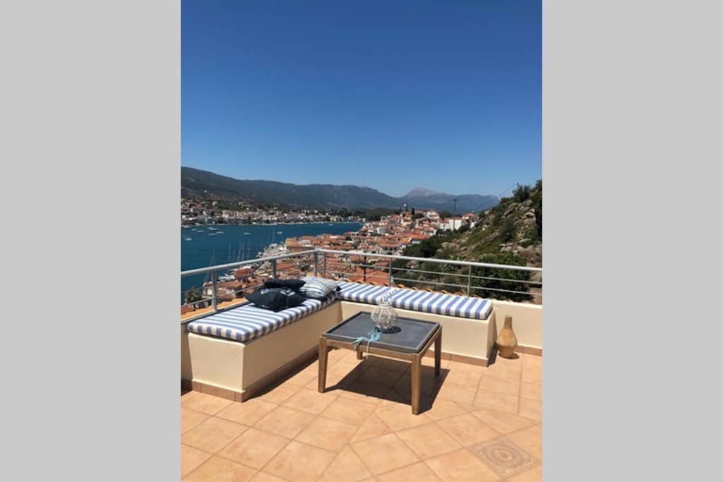 180° View Maisonette No.1 Vila Poros Town Exterior foto